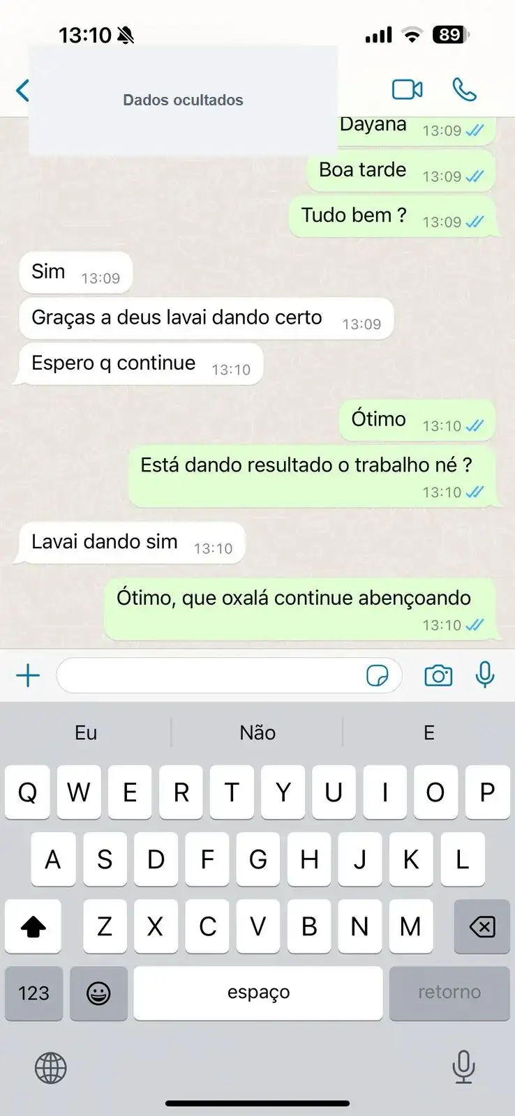 Depoimento real 1