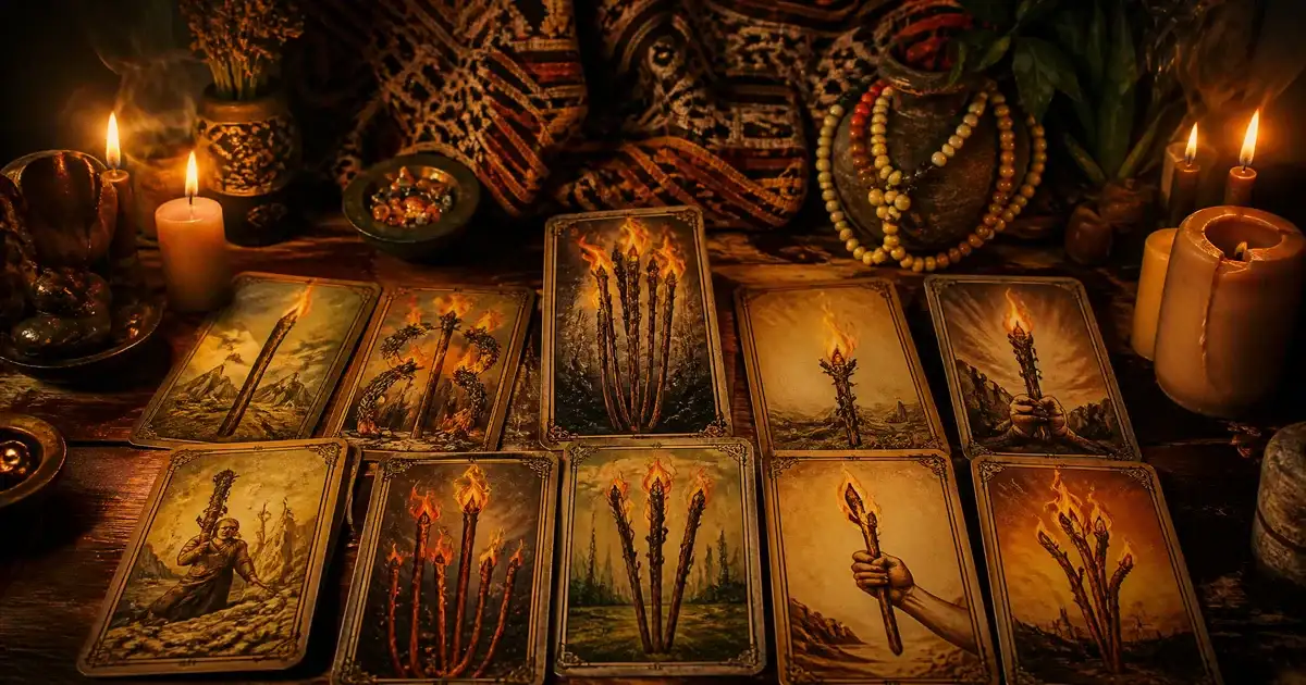 Naipe de Paus no Tarot: o Elemento Fogo, Criatividade, Ação e Energia