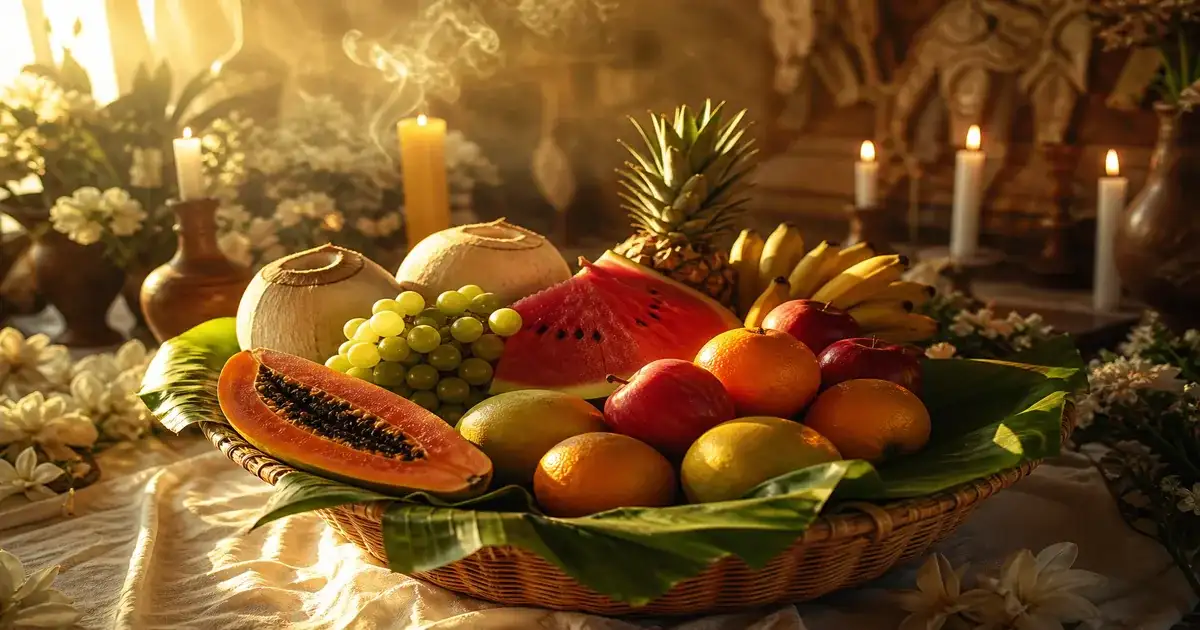 Frutas na Umbanda: guia completo de oferendas por Orixá e entidade