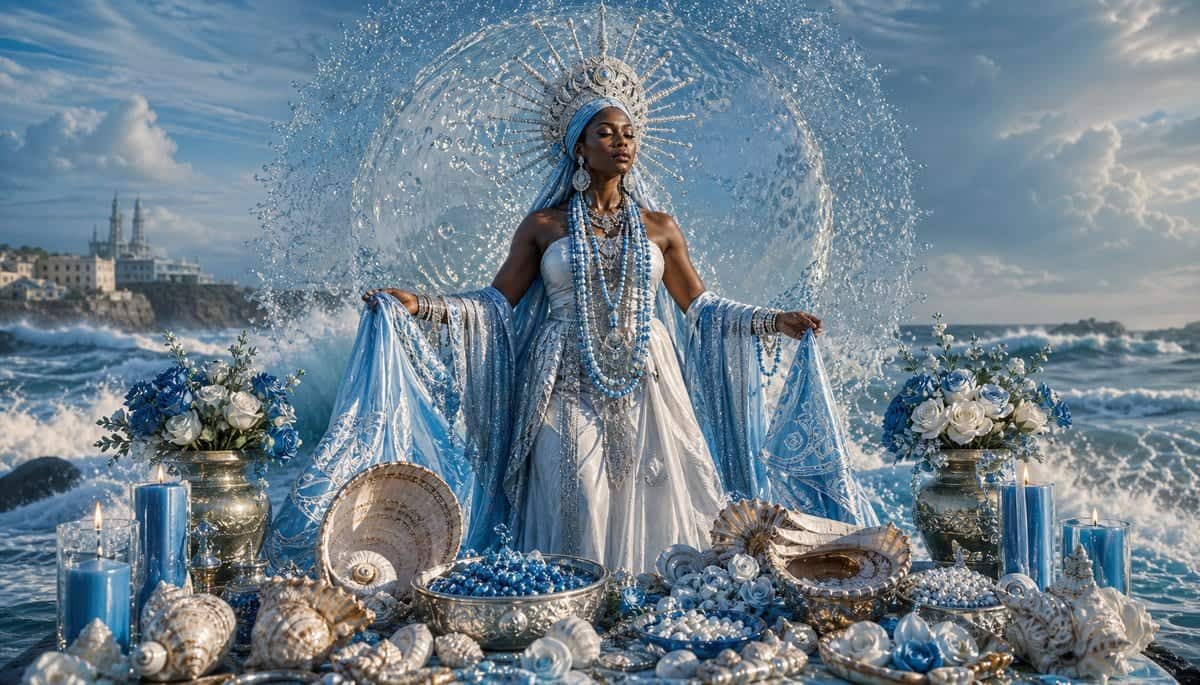 As Cores de Iemanjá: Azul, Branco e Prata e Seus Significados