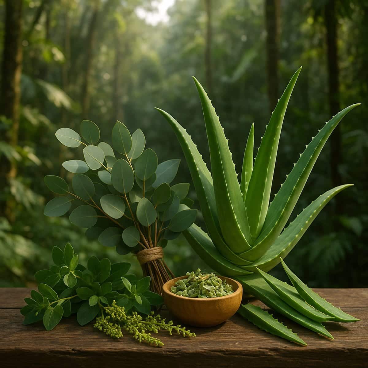 Ervas de Oxóssi: Eucalipto, Babosa e a Cura da Natureza