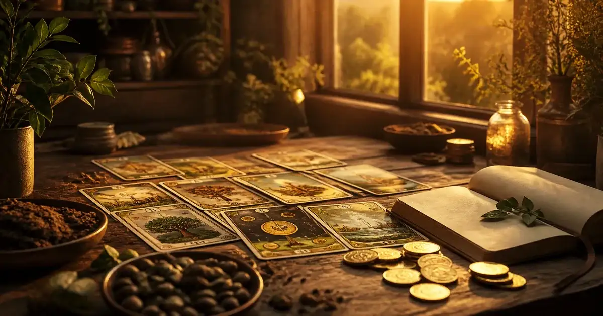 Ouros: o elemento terra, dinheiro, trabalho e materialidade no baralho cigano
