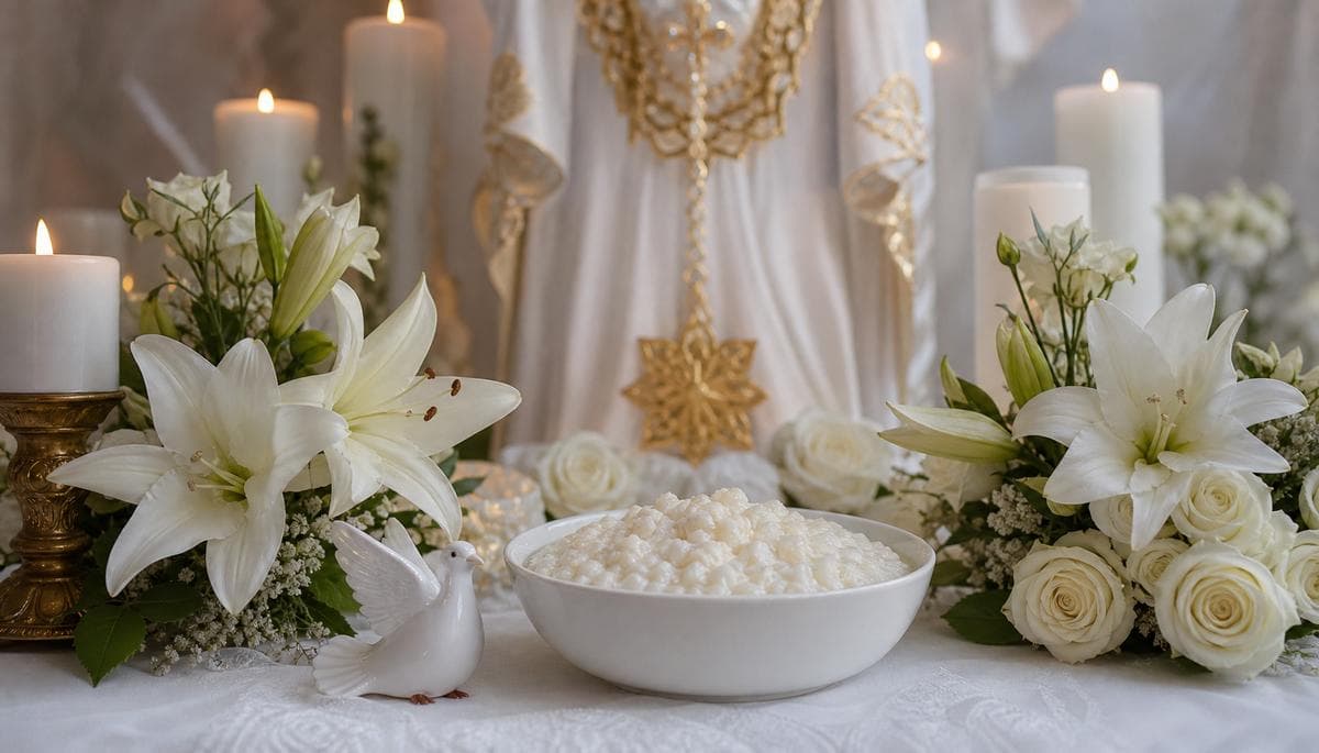 Oferendas para Oxalá: canjica, flores brancas, velas e rituais simples