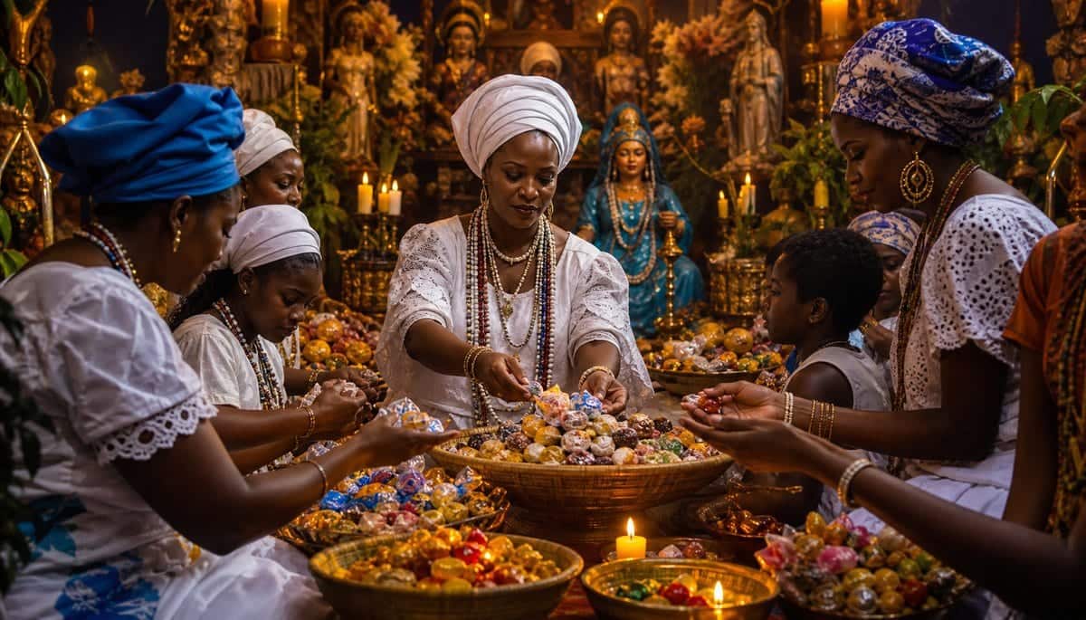 A Distribuição de Doces: Tradição e Significado Espiritual