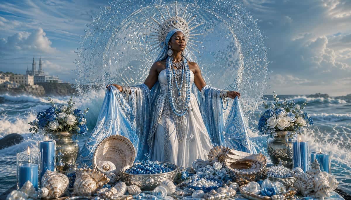 As Cores de Iemanjá: Azul, Branco e Prata e Seus Significados