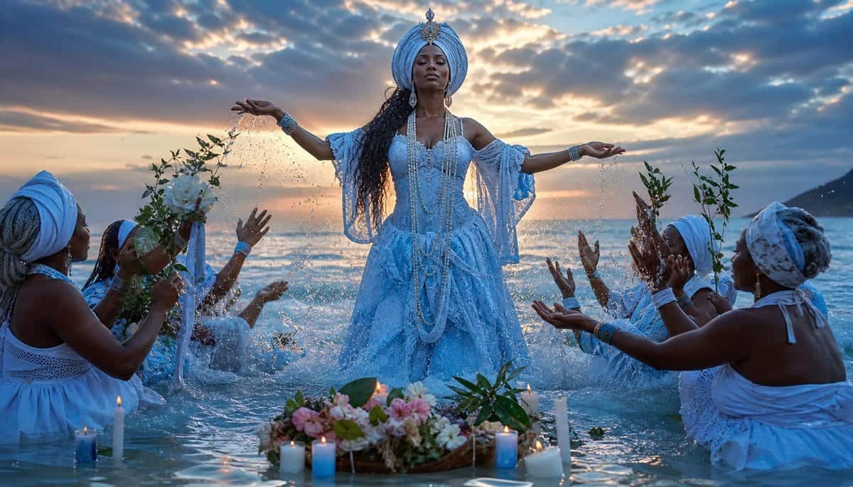 Banhos de Iemanjá: Limpeza Espiritual com Água do Mar e Ervas