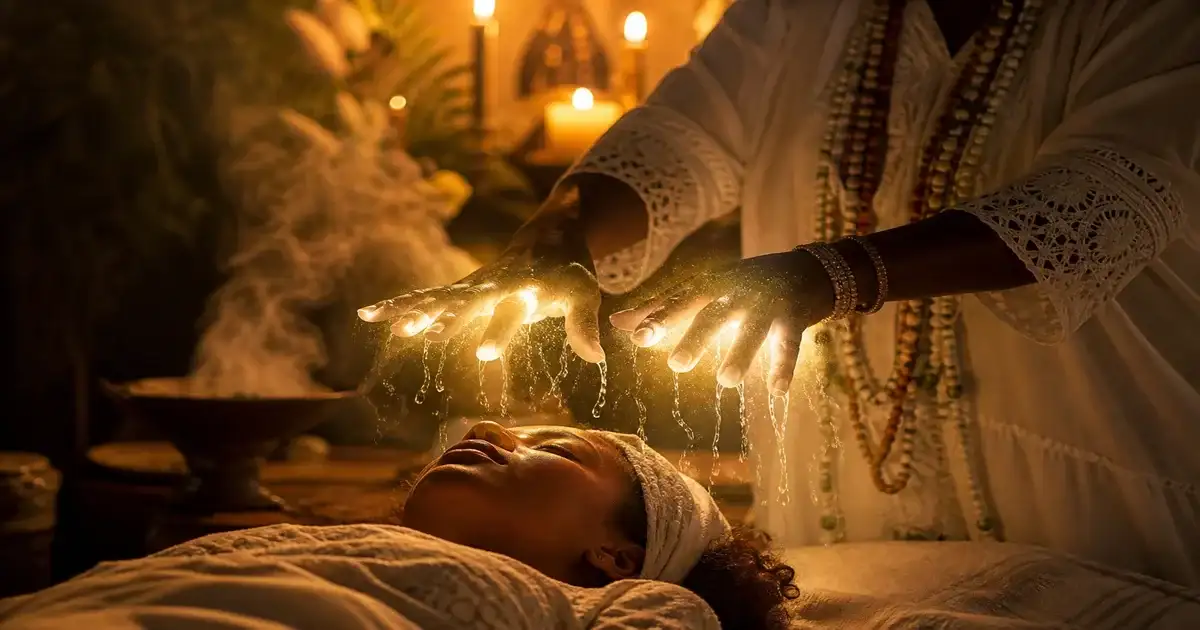 Ritual de passe magnético: a imposição de mãos espiritual