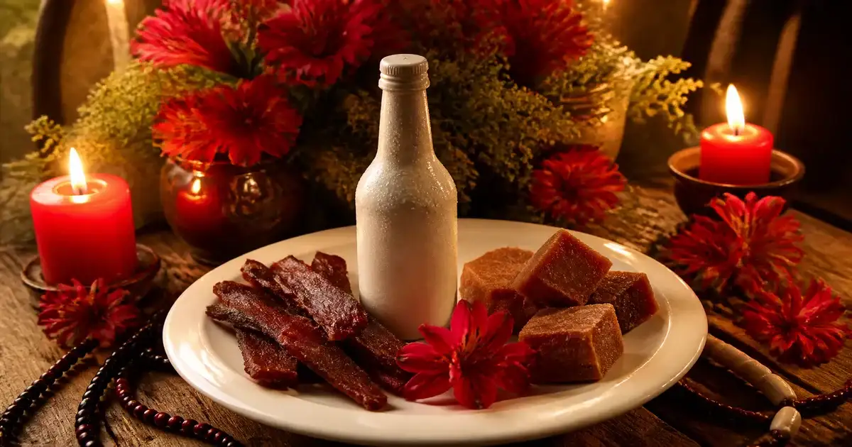 Oferenda para Malandros: Cerveja Branca, Rapadura e Carne Seca com Respeito