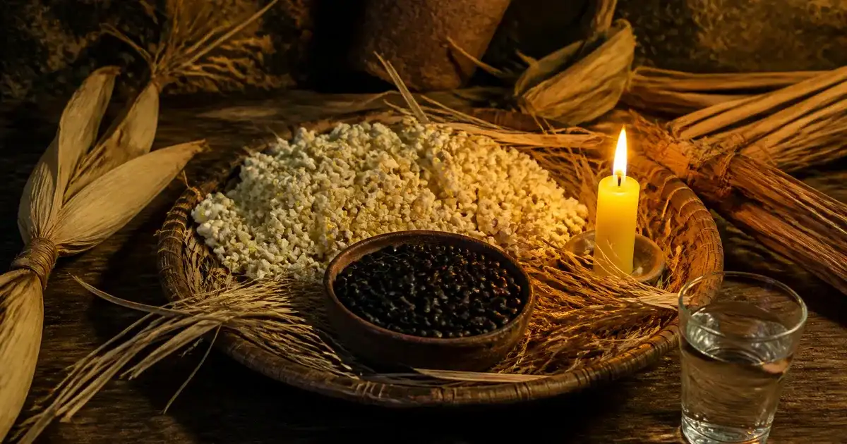Oferenda para Omulú: pipoca, palha e o poder do silêncio sagrado